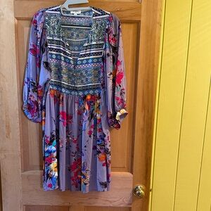 Umgee Floral Bohemian Dress